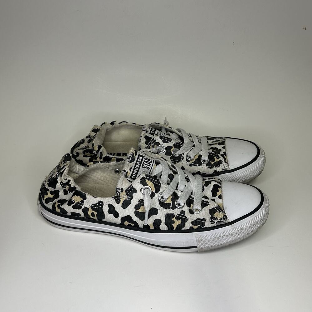 Converse Chuck Taylor All Star Shoreline Cheetah Animal Print Women's Size 8
